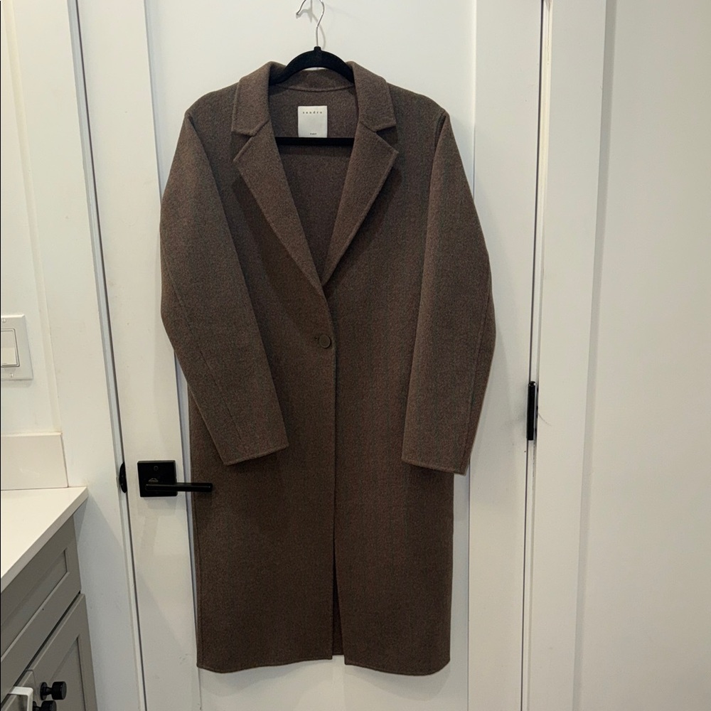 Sandro Wool Trench Coat
